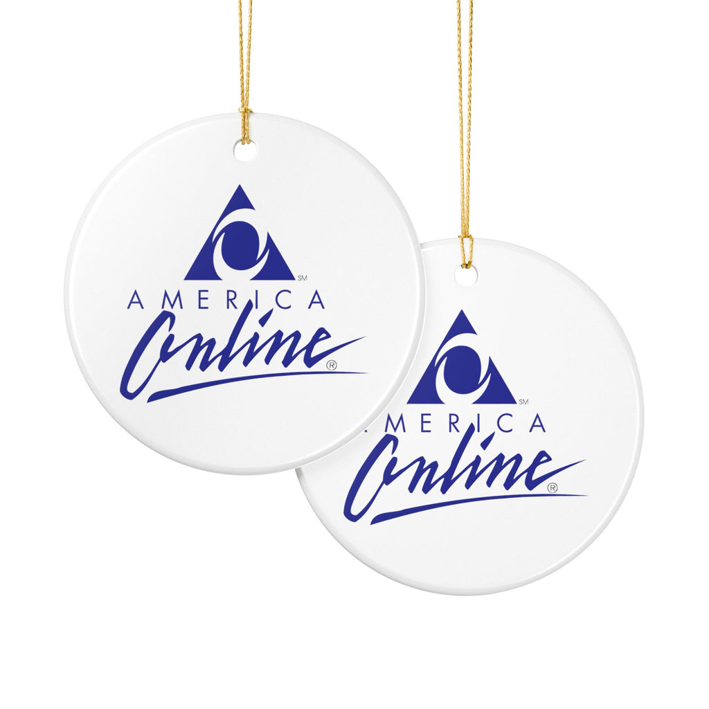 America Online (AOL) Ceramic Ornament