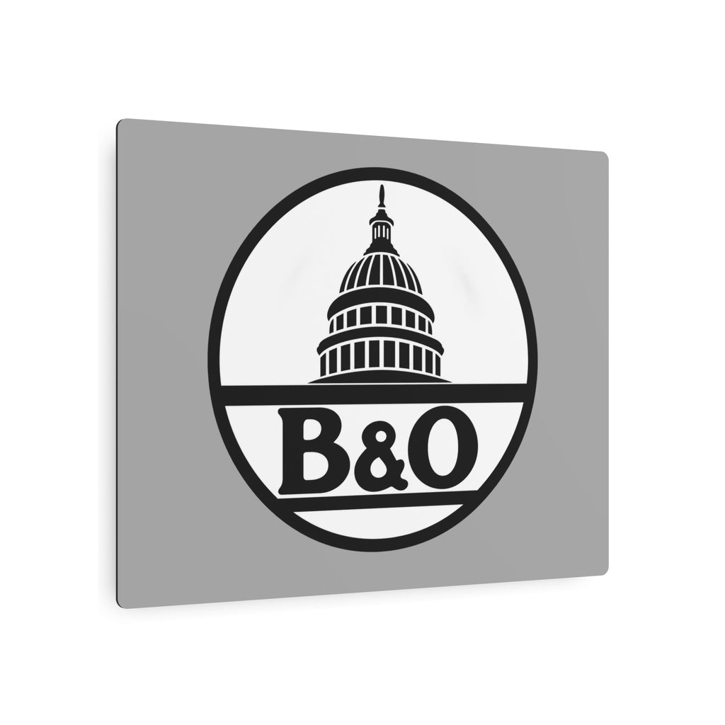 Baltimore and Ohio Railroad Metal Sign