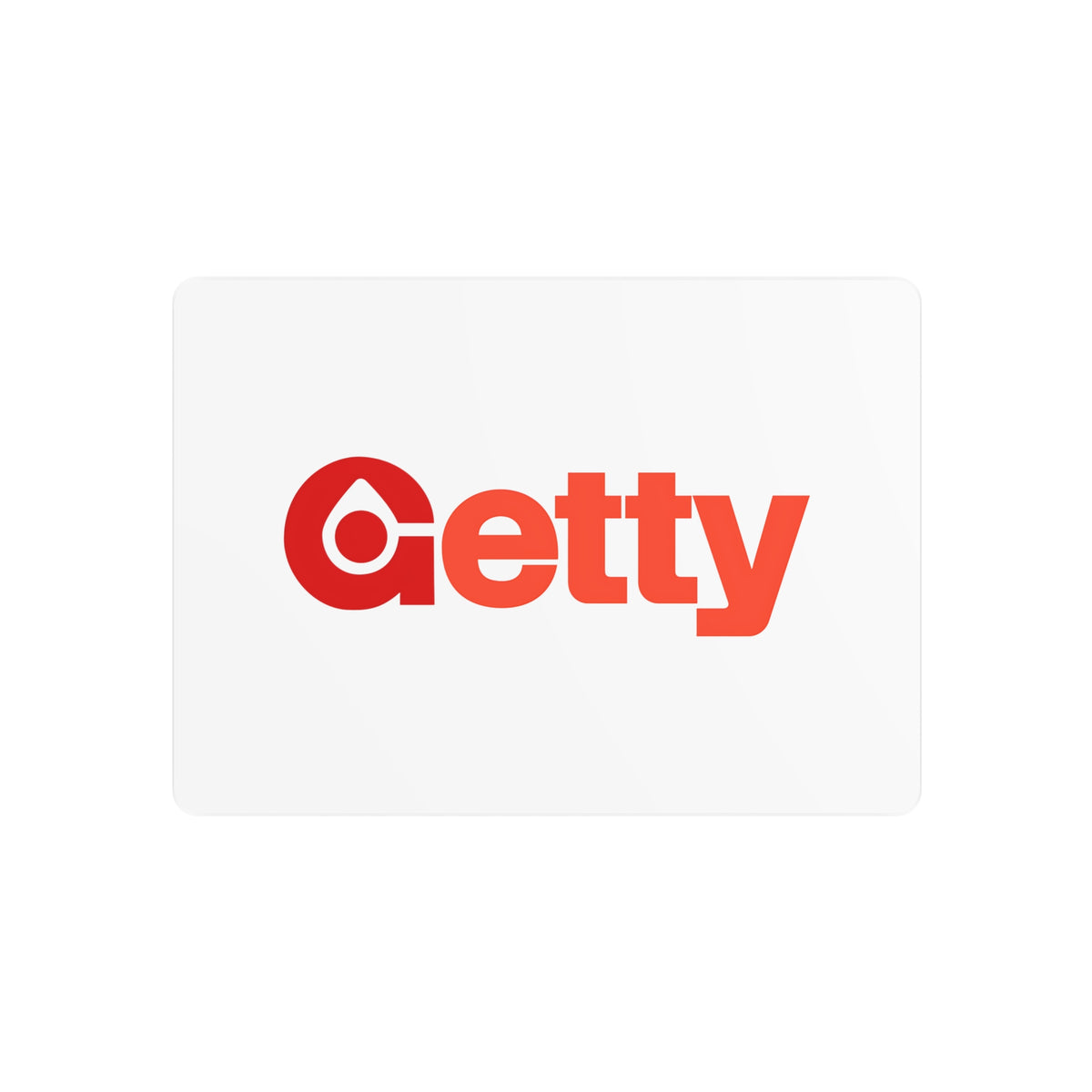 Getty Oil Metal Sign