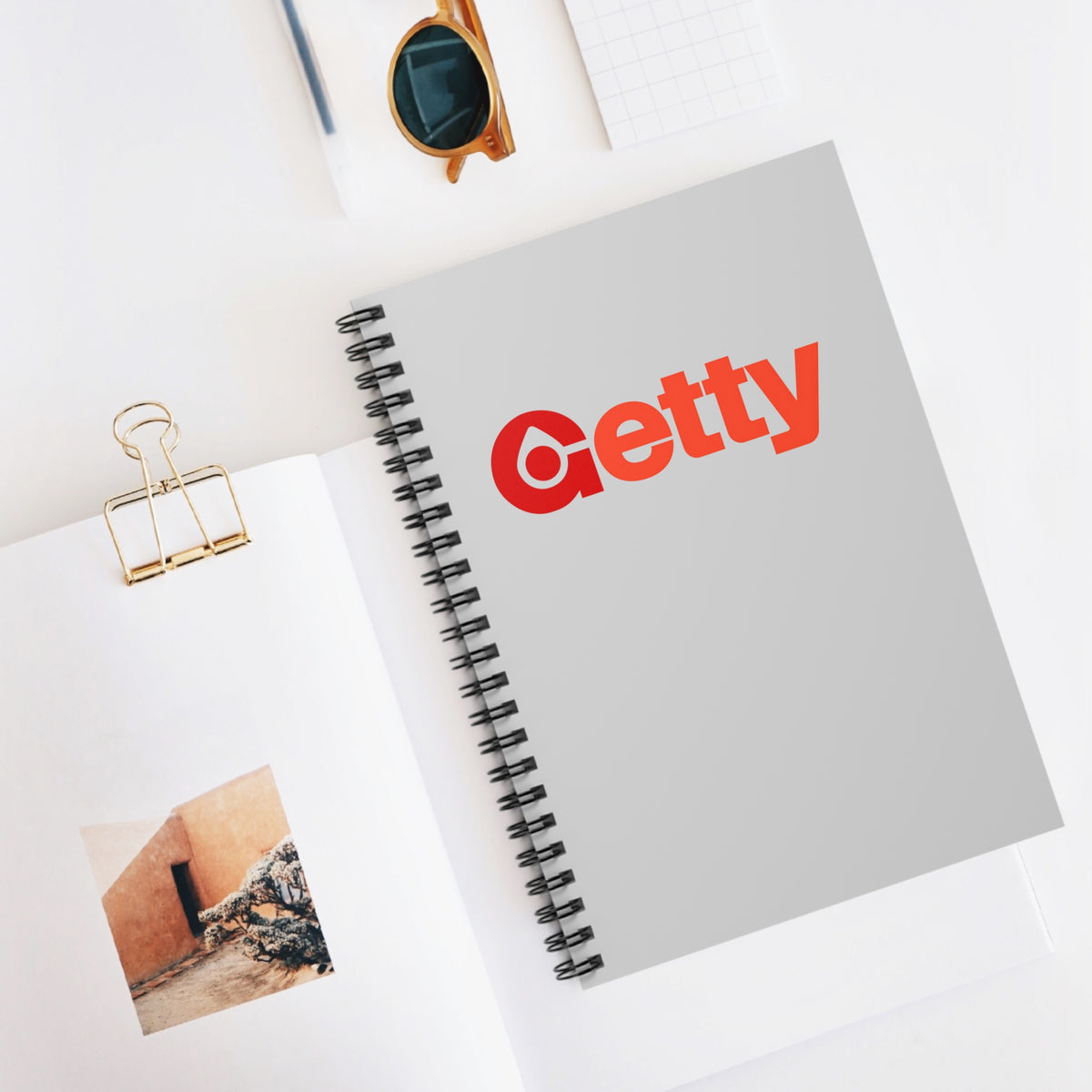 Getty Oil Spiral Notebook