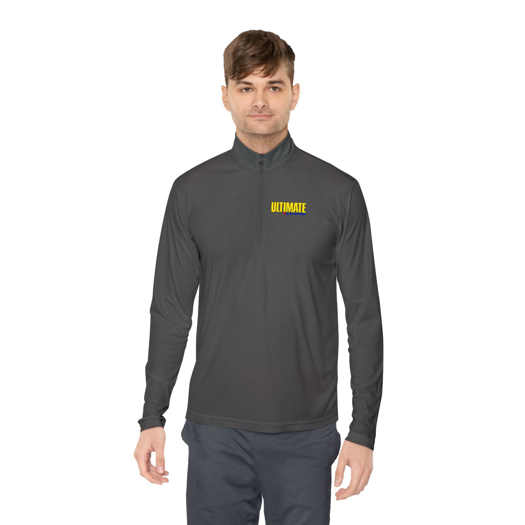 Ultimate Electronics Unisex Quarter Zip Pullover