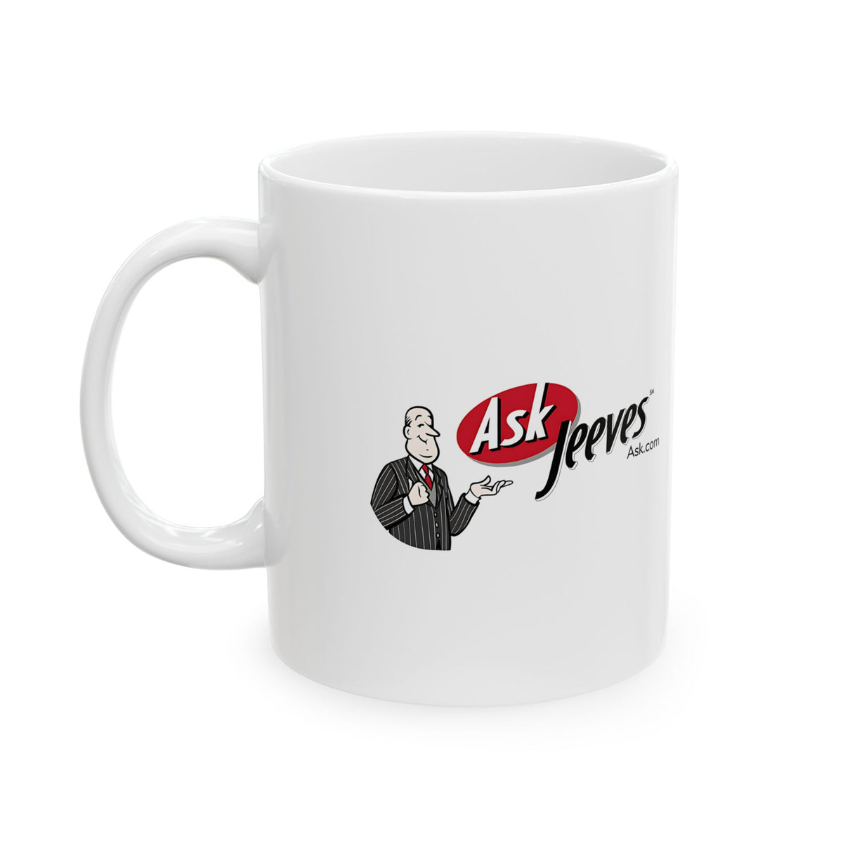Ask Jeeves Ceramic Coffee Mug