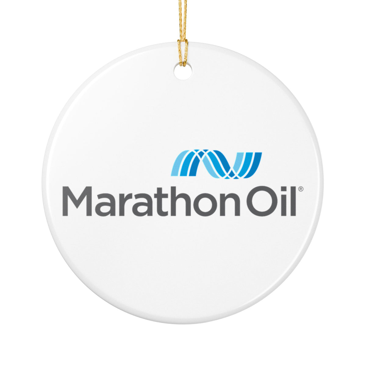 Marathon Oil Ceramic Ornament