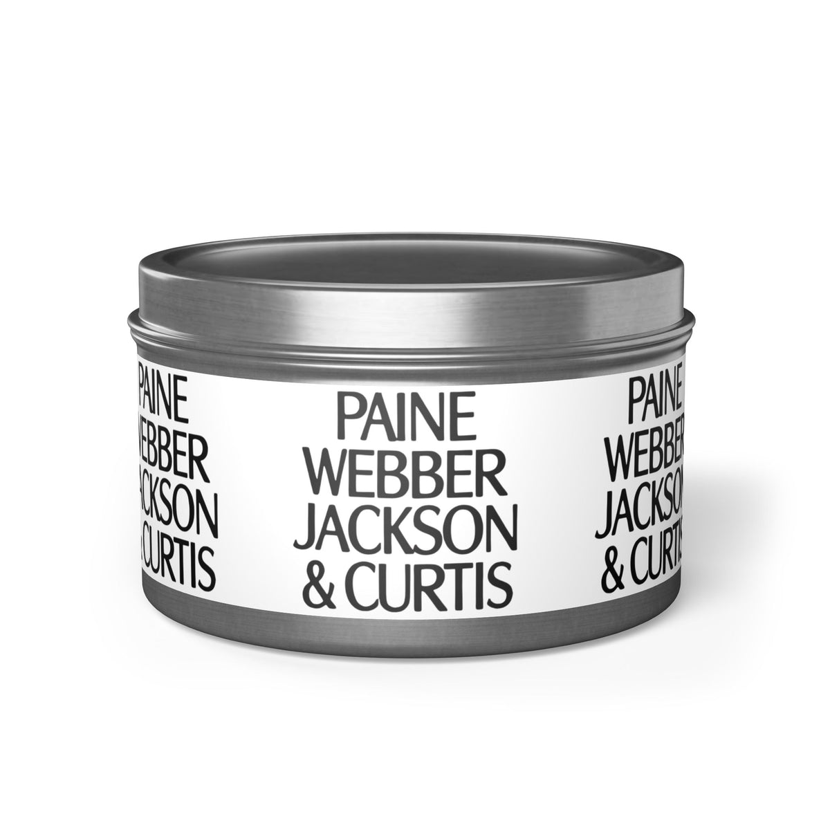 Paine Webber Jackson & Curtis Tin Candle