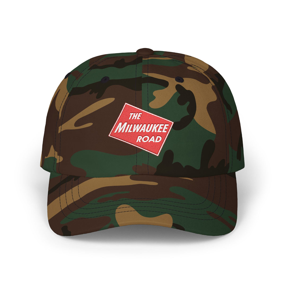Chicago Milwaukee St. Paul and Pacific Railroad Embroidered Dad Cap Hat