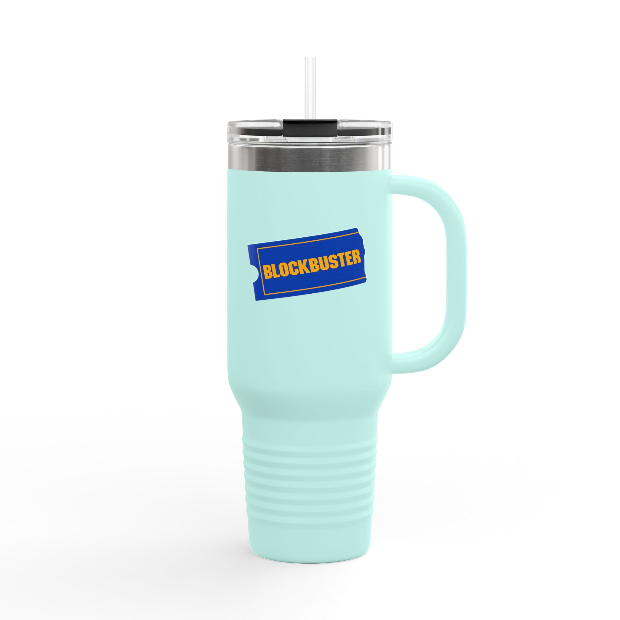 Blockbuster Video 40oz Insulated Travel Mug Stainless Tumbler
