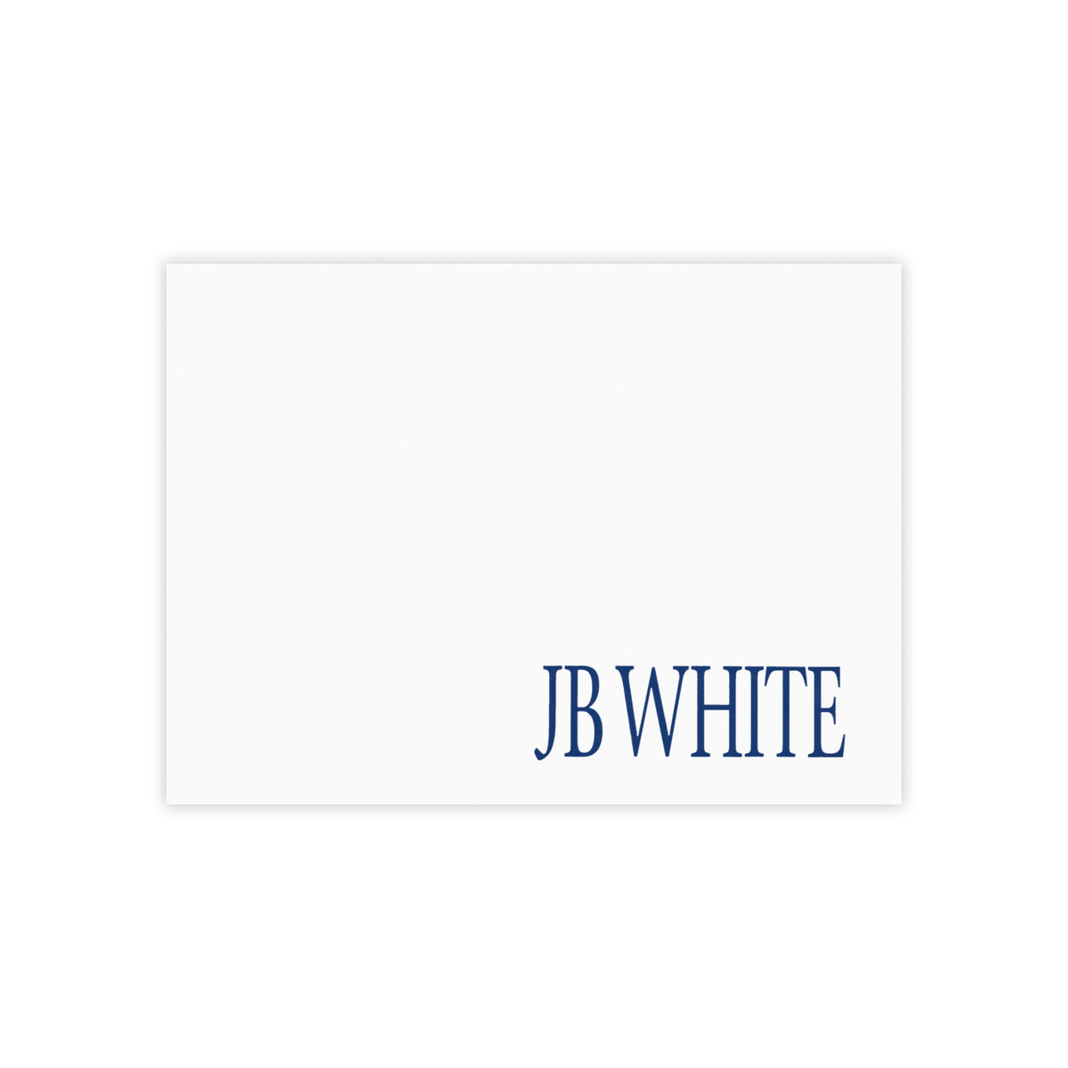 J. B. White Sticky Post-it Note Pad