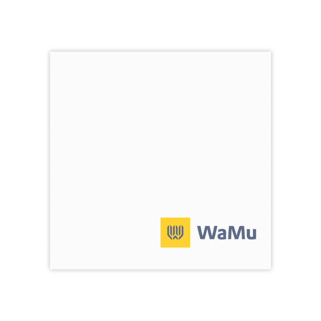 Washington Mutual (WaMu) Sticky Post-it Note Pad