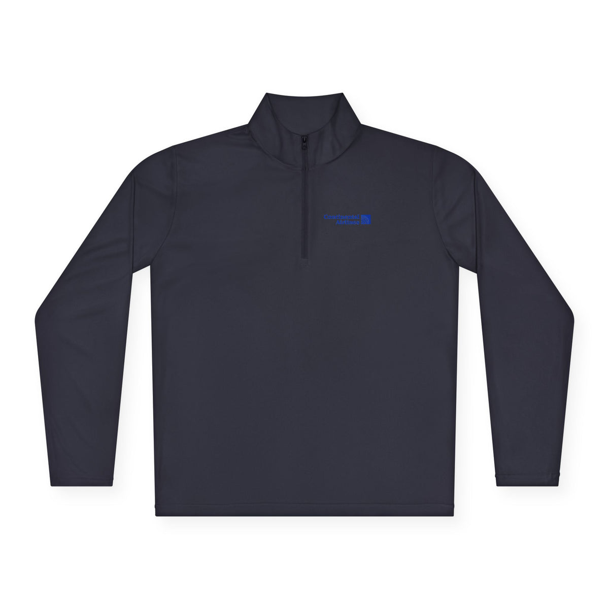 Continental Airlines Unisex Quarter Zip Pullover
