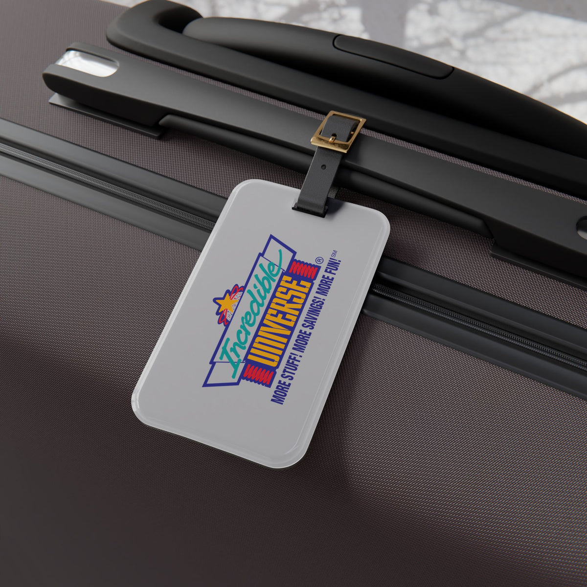 Incredible Universe Luggage Tag