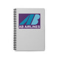 AB Airlines Spiral Notebook