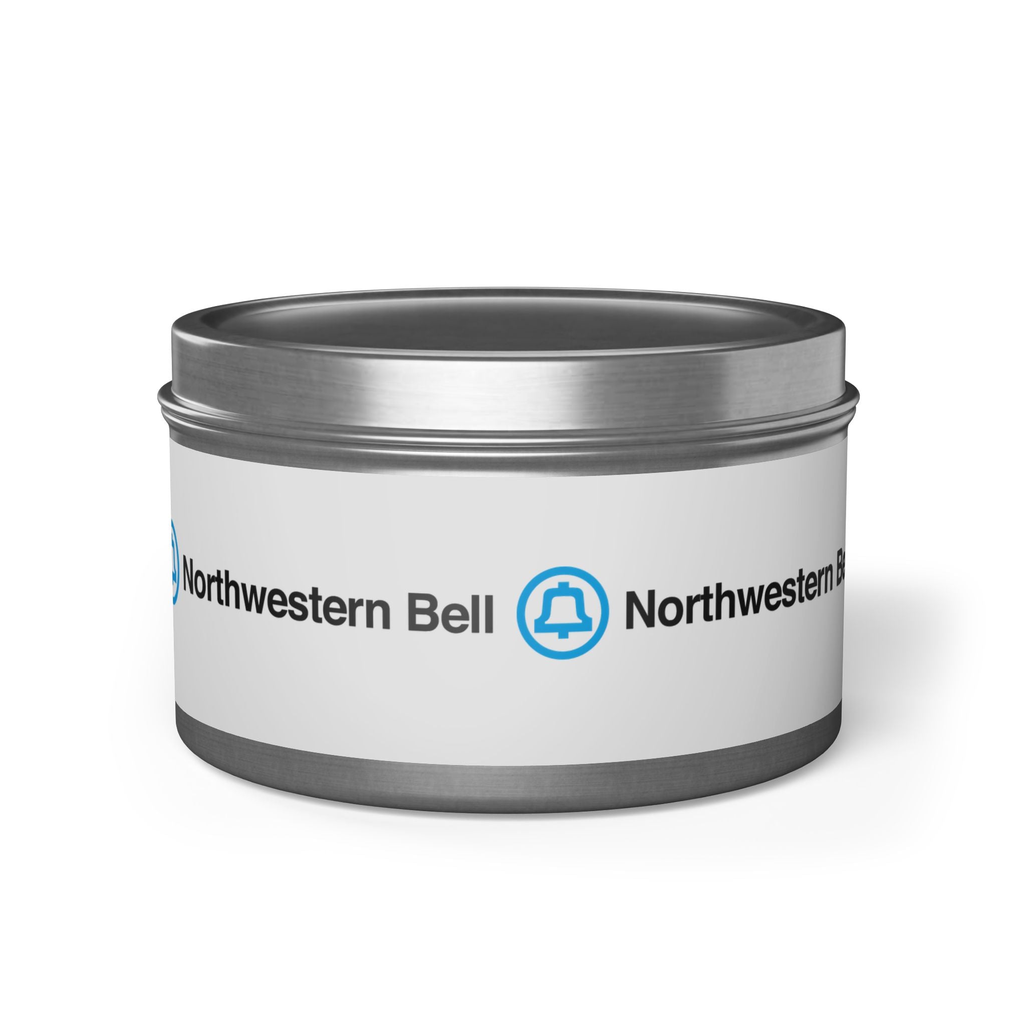 Northwestern Bell Tin Candle