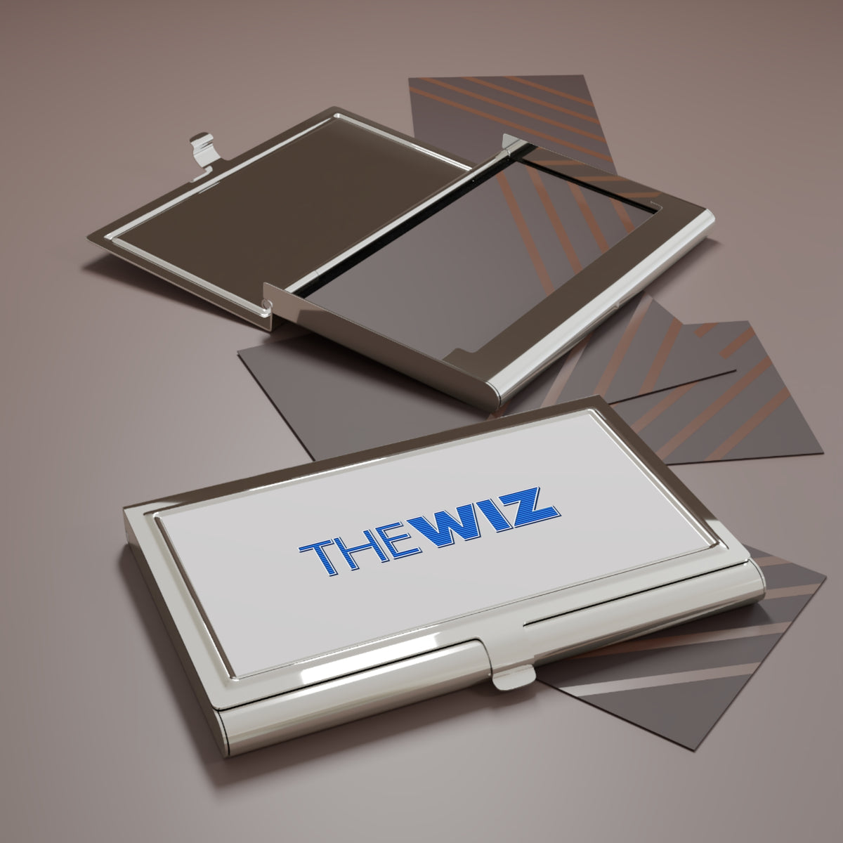 The Wiz Metal Business Card Holder