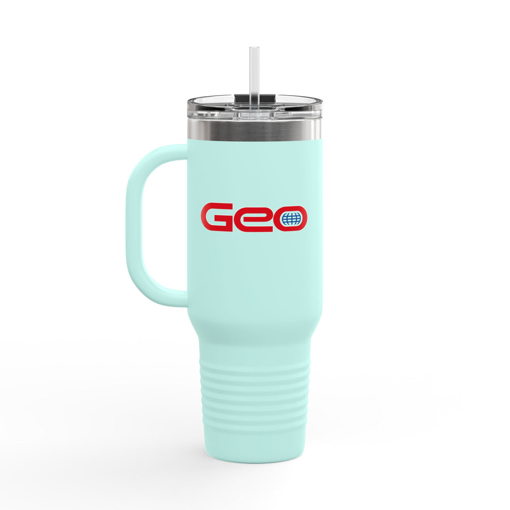 Geo 40oz Insulated Travel Mug Stainless Tumbler