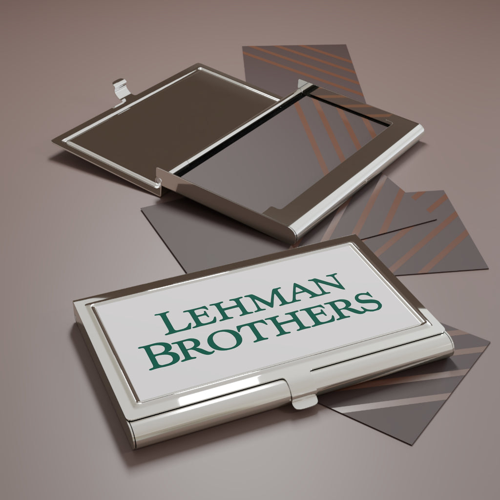 Lehman Brothers Metal Business Card Holder