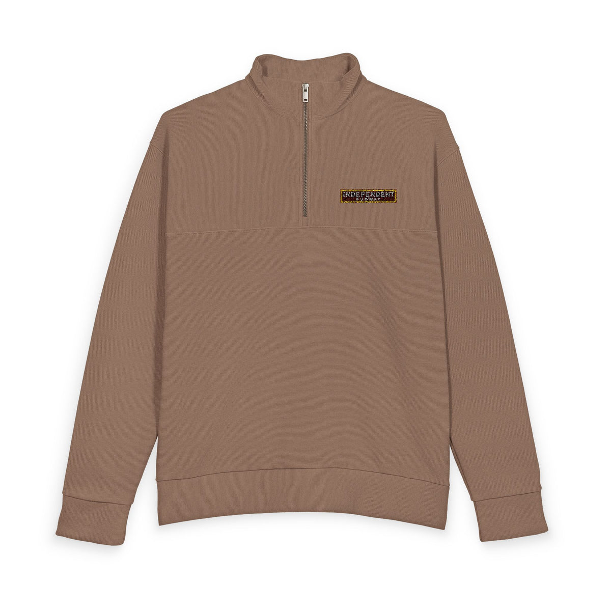 Independent Subway System (IND) Heavy Knit Quarter-Zip Sweatshirt