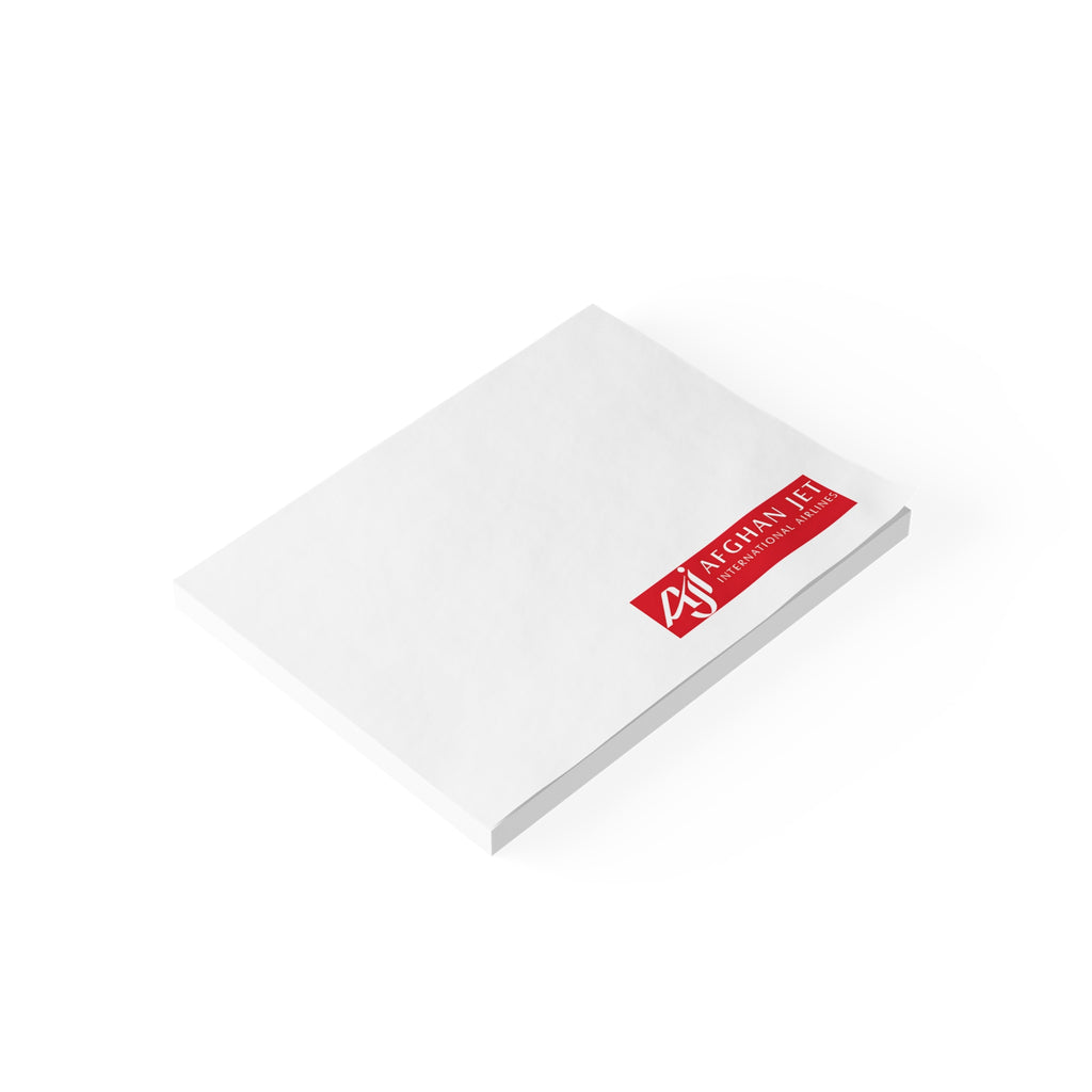 Afghan Jet International Airlines Sticky Post-it Note Pad