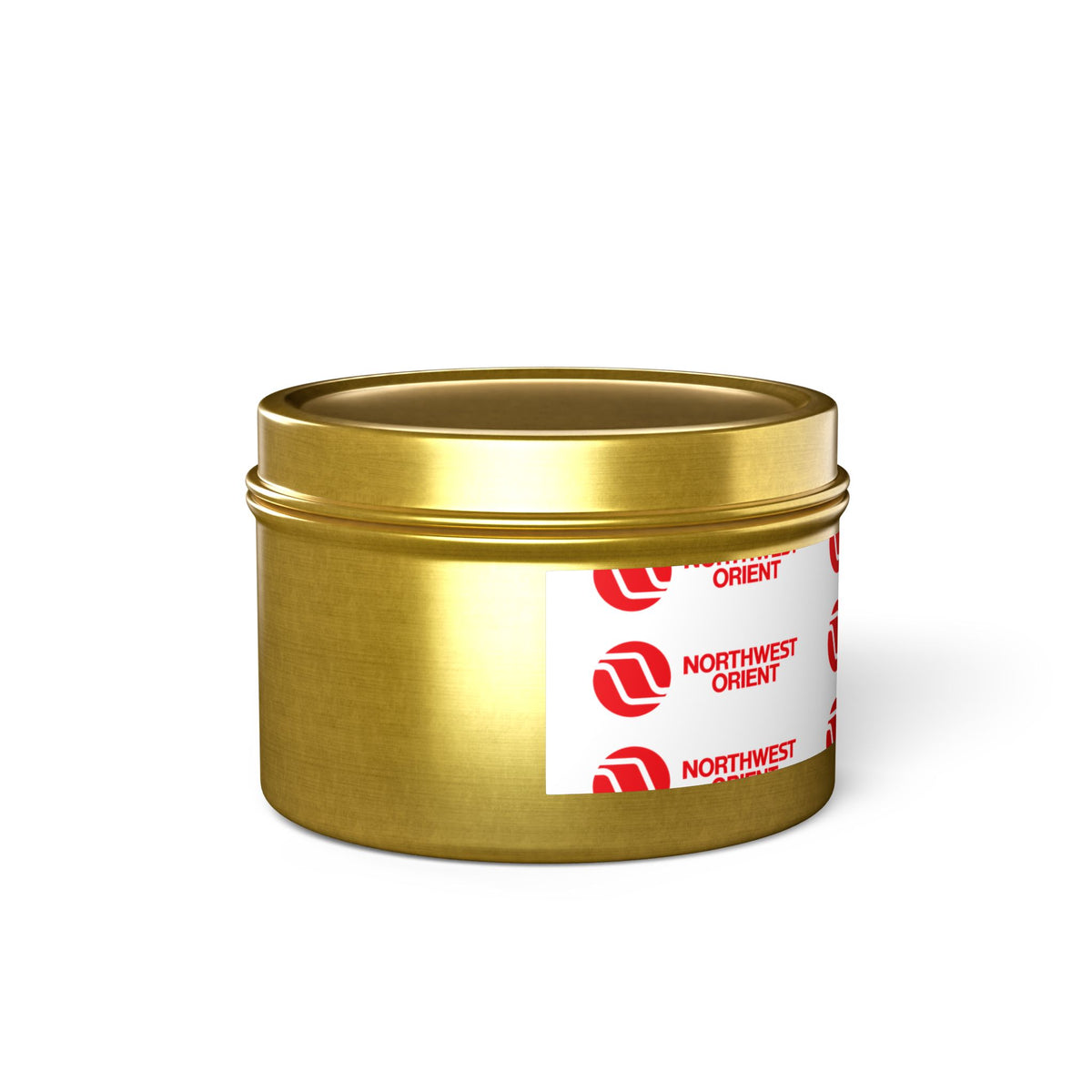 Northwest Orient Airlines Tin Candle