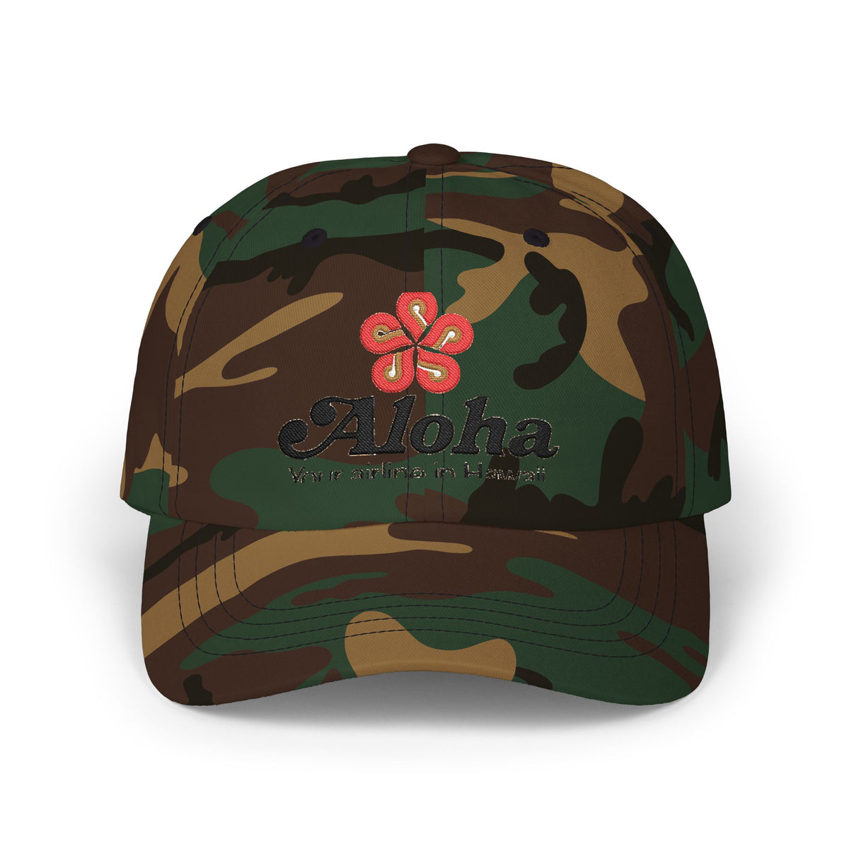 Aloha Airlines Embroidered Dad Cap Hat