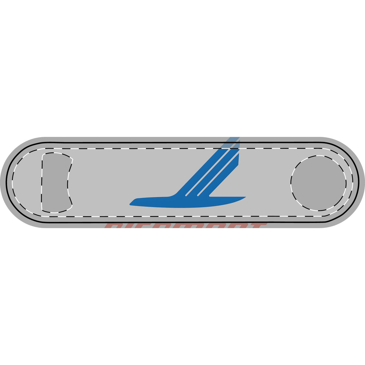 Piedmont Airlines Metal Bottle Opener