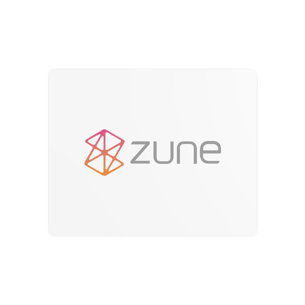 Zune Metal Sign