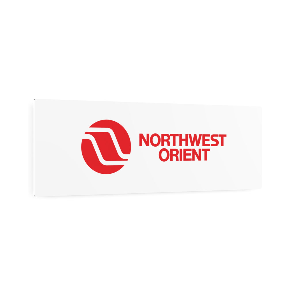 Northwest Orient Airlines Metal Sign