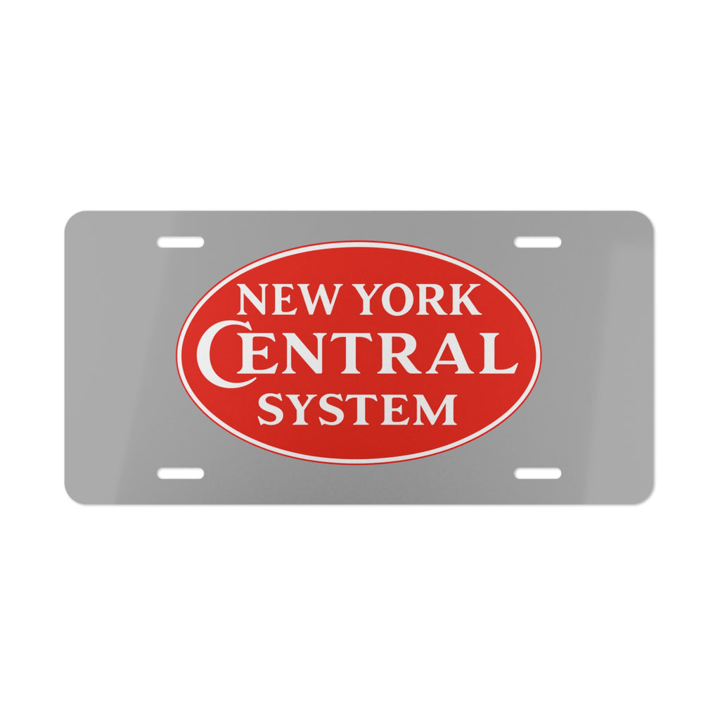 New York Central Railroad Vanity License Plate