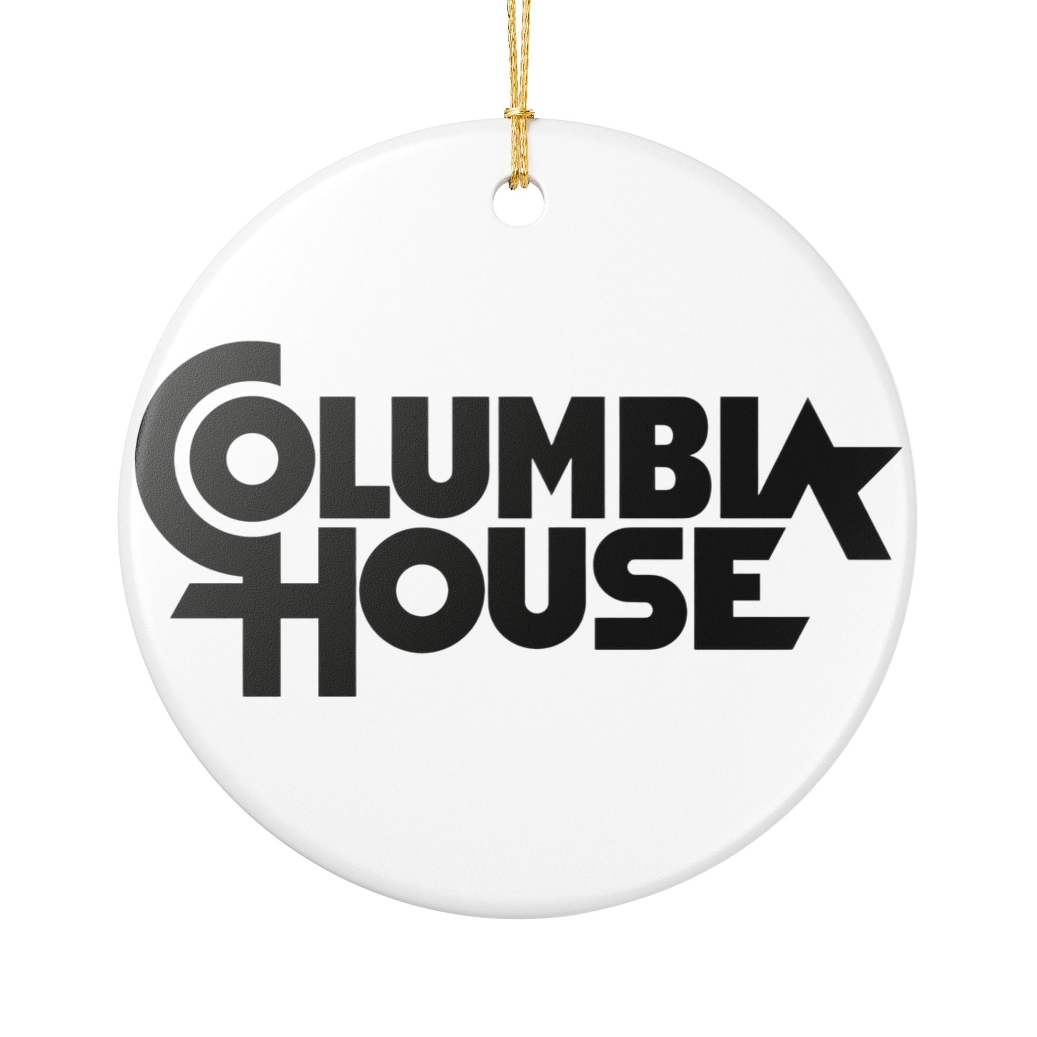 Columbia House Ceramic Ornament