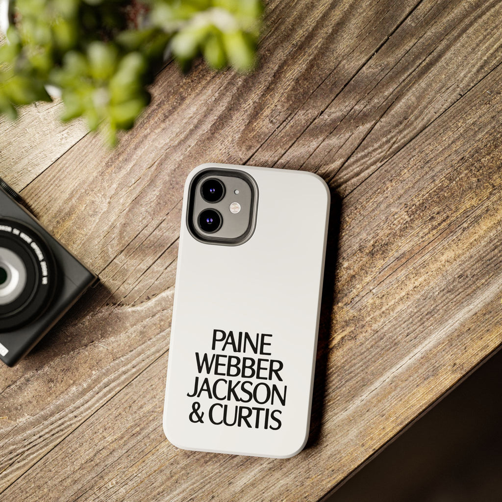 Paine Webber Jackson & Curtis Tough Phone Case