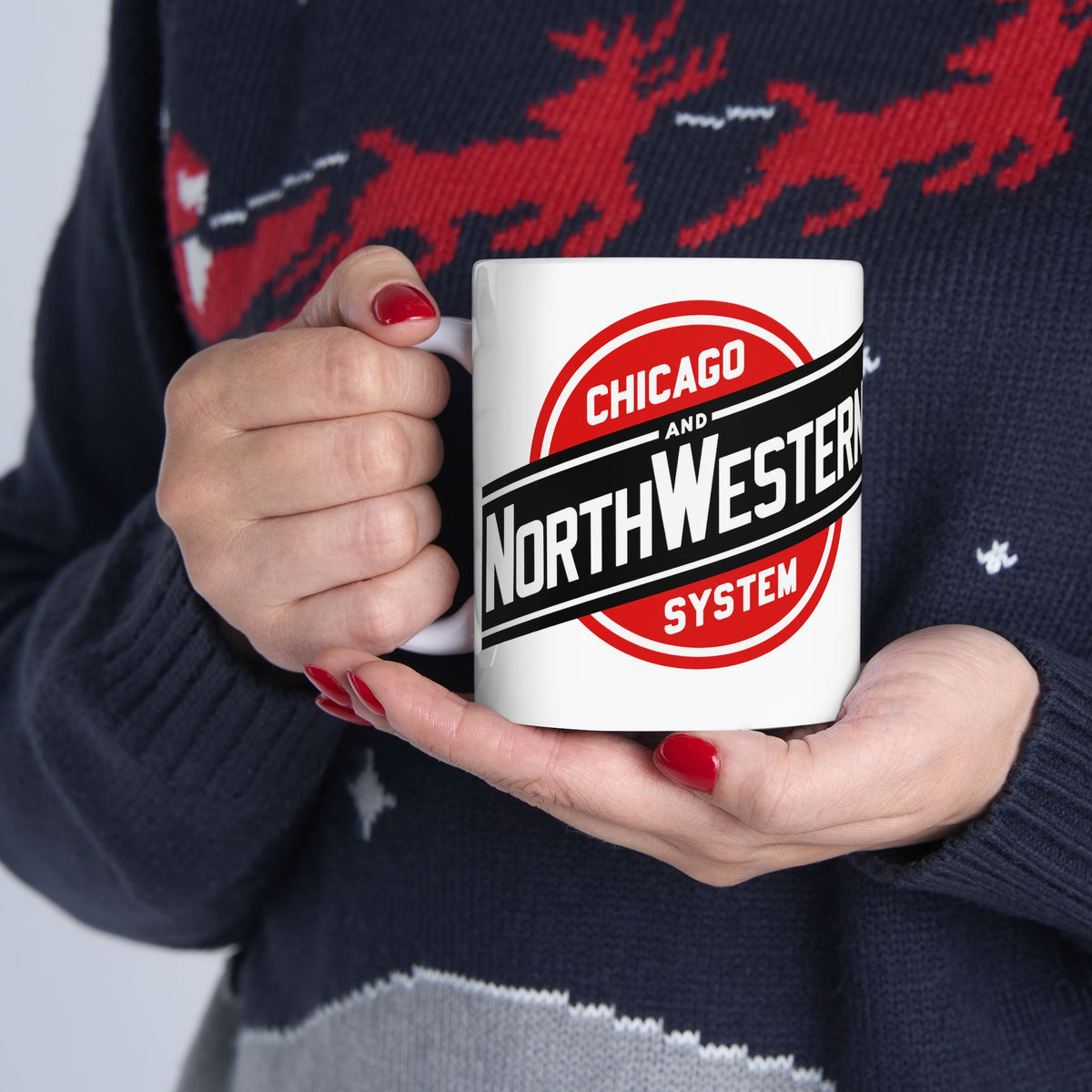 Chicago and North Western Railway Ceramic Coffee Mug