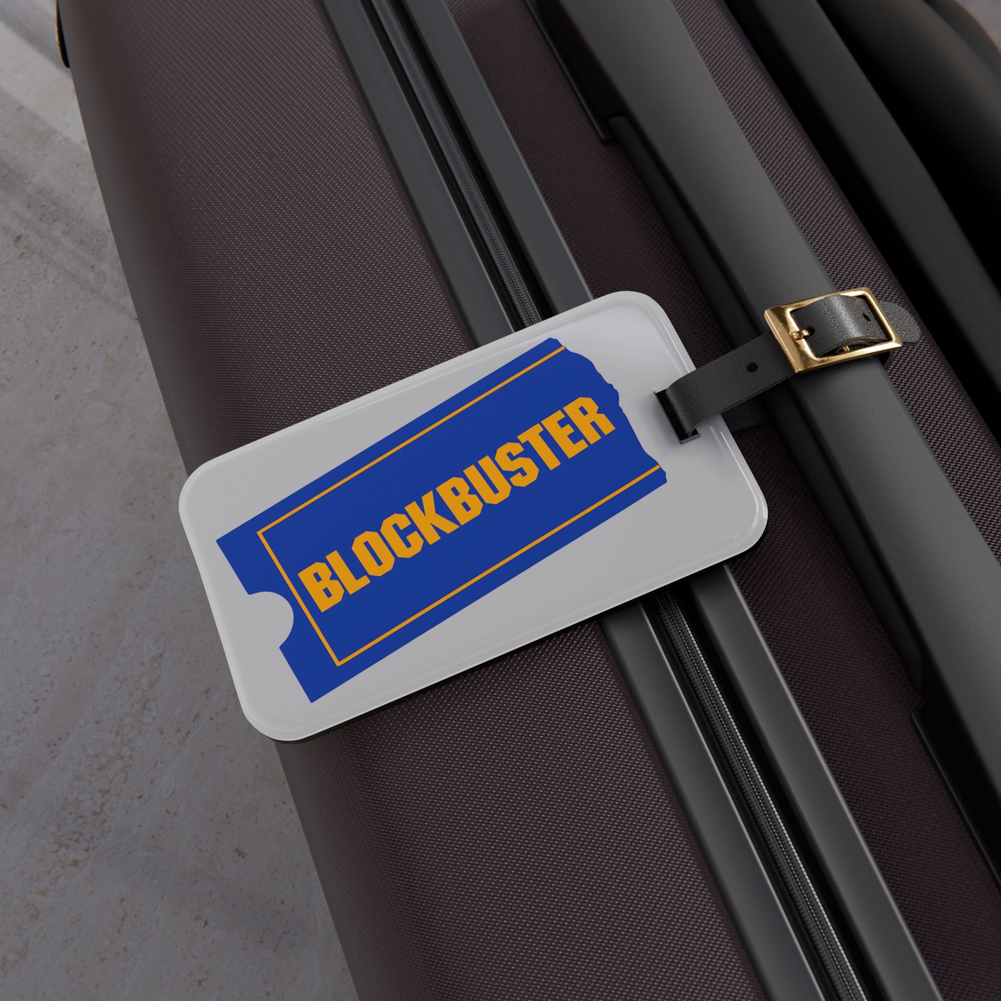 Blockbuster Video Luggage Tag