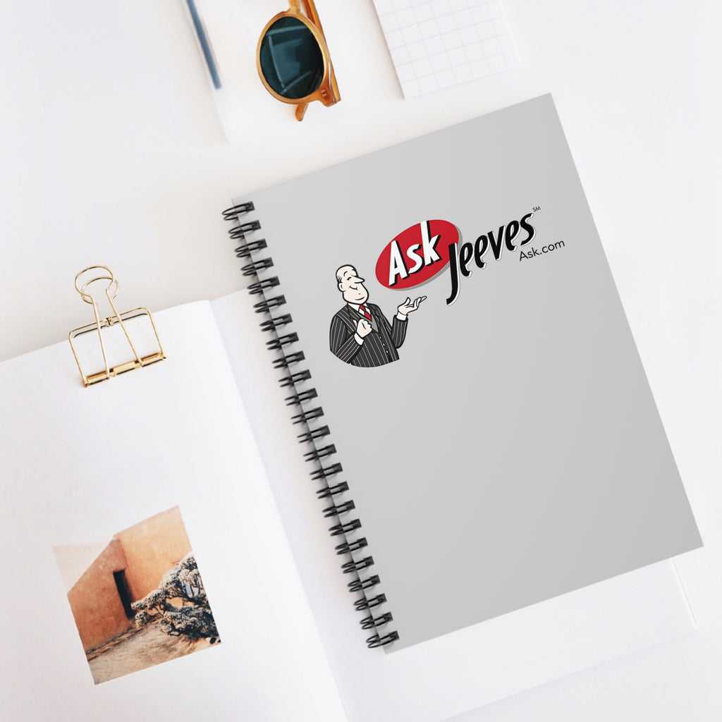 Ask Jeeves Spiral Notebook
