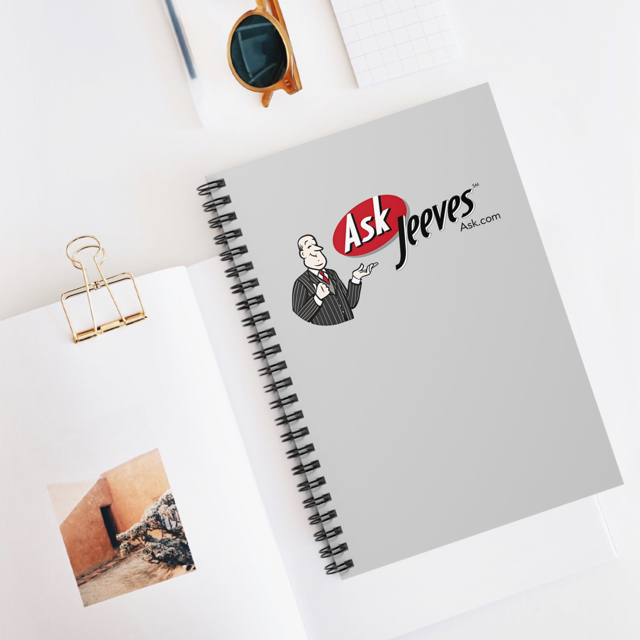 Ask Jeeves Spiral Notebook