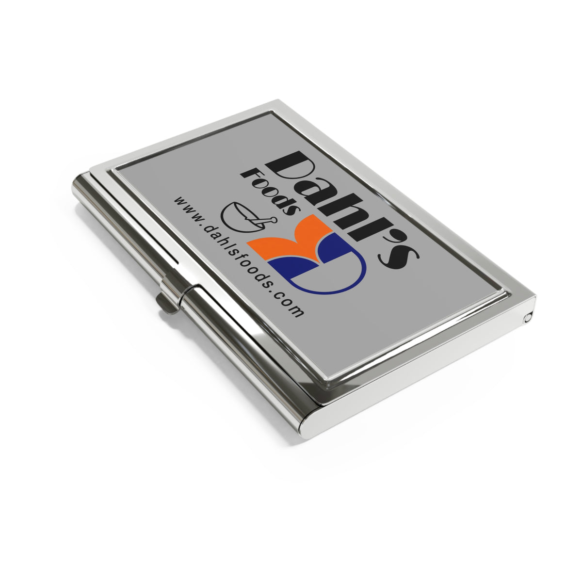 Dahl's Foods Metal Business Card Holder