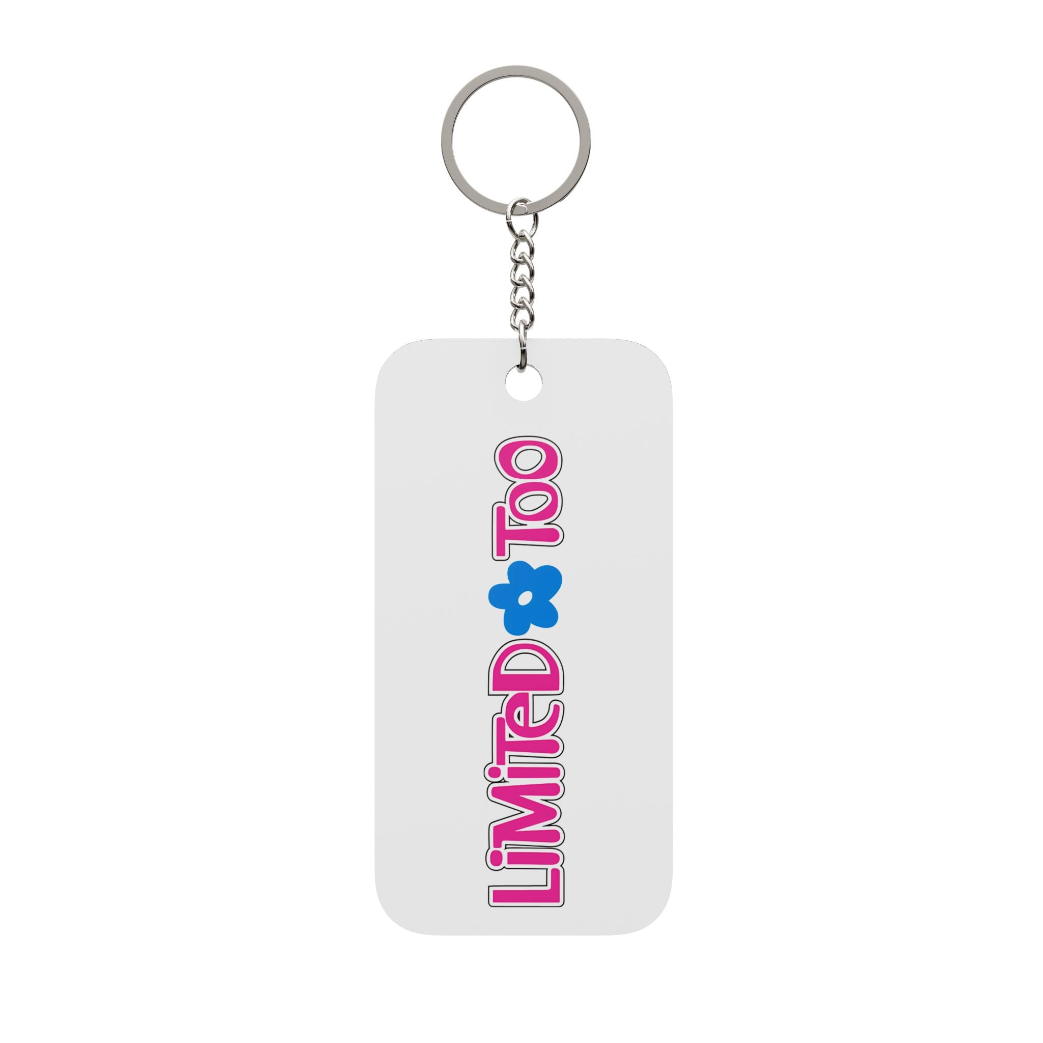 Limited Too Double-Sided Keychain Charm