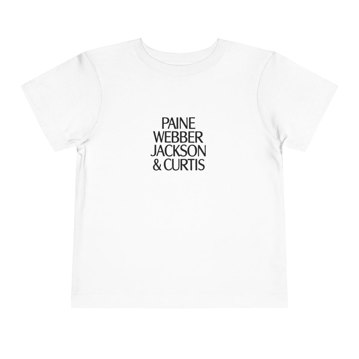 Paine Webber Jackson & Curtis Toddler Tee / T-Shirt