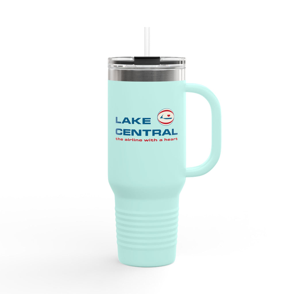 Lake Central Airlines 40oz Insulated Travel Mug Stainless Tumbler