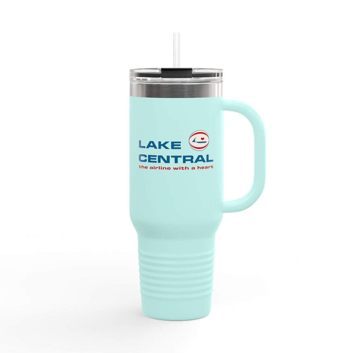Lake Central Airlines 40oz Insulated Travel Mug Stainless Tumbler