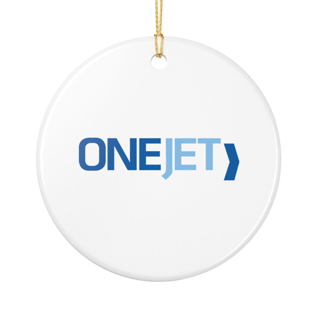 OneJet Ceramic Ornament