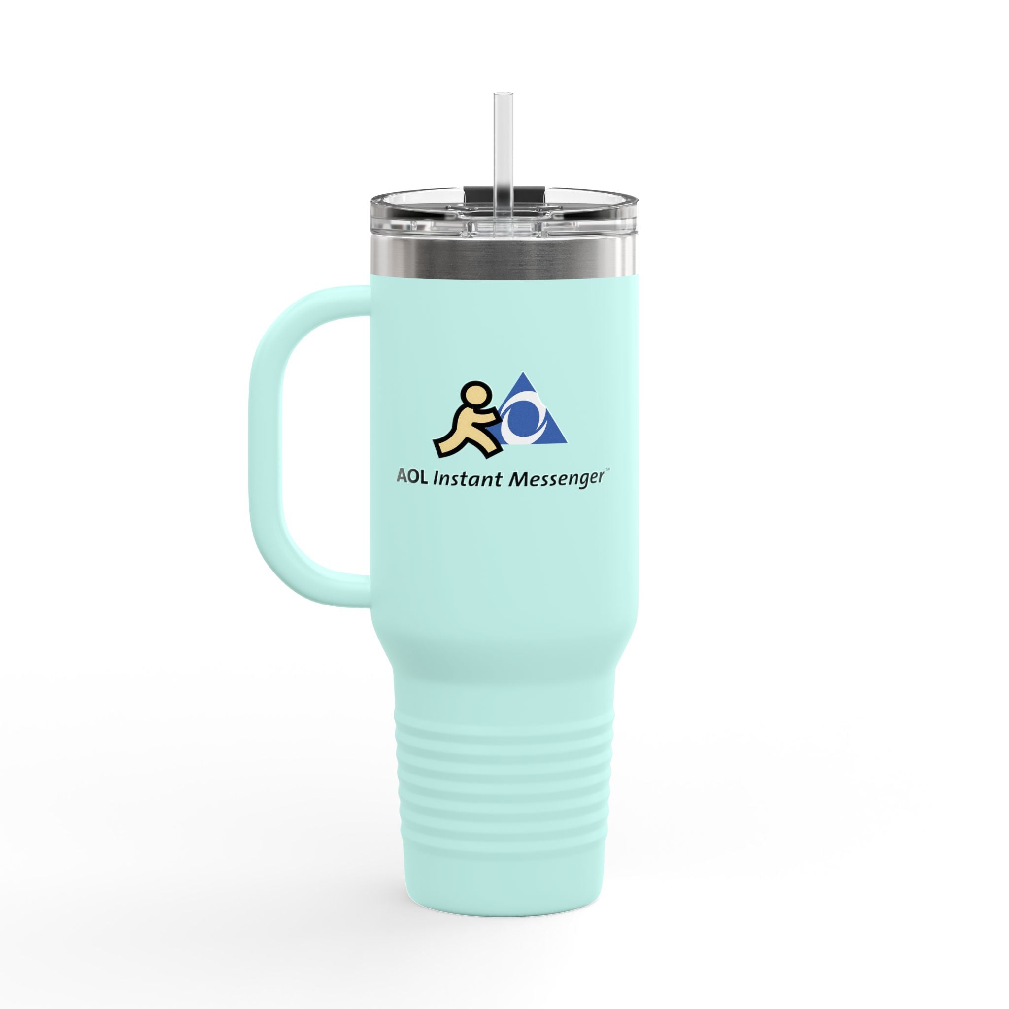 AOL Instant Messenger (AIM) 40oz Insulated Travel Mug Stainless Tumbler