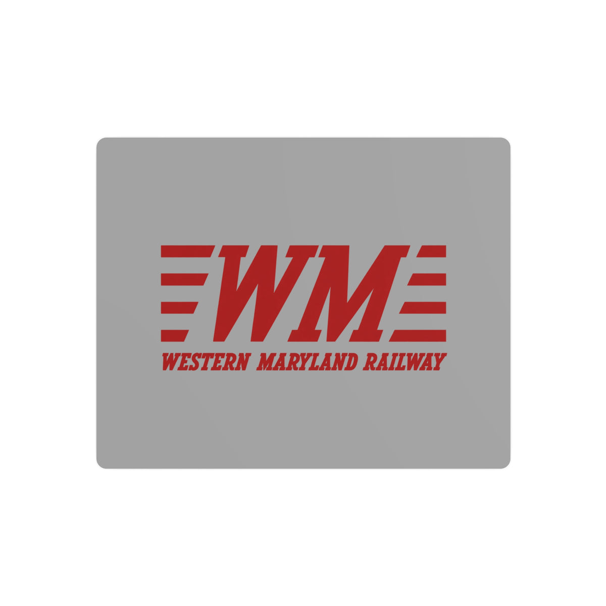 Western Maryland Railway Metal Sign