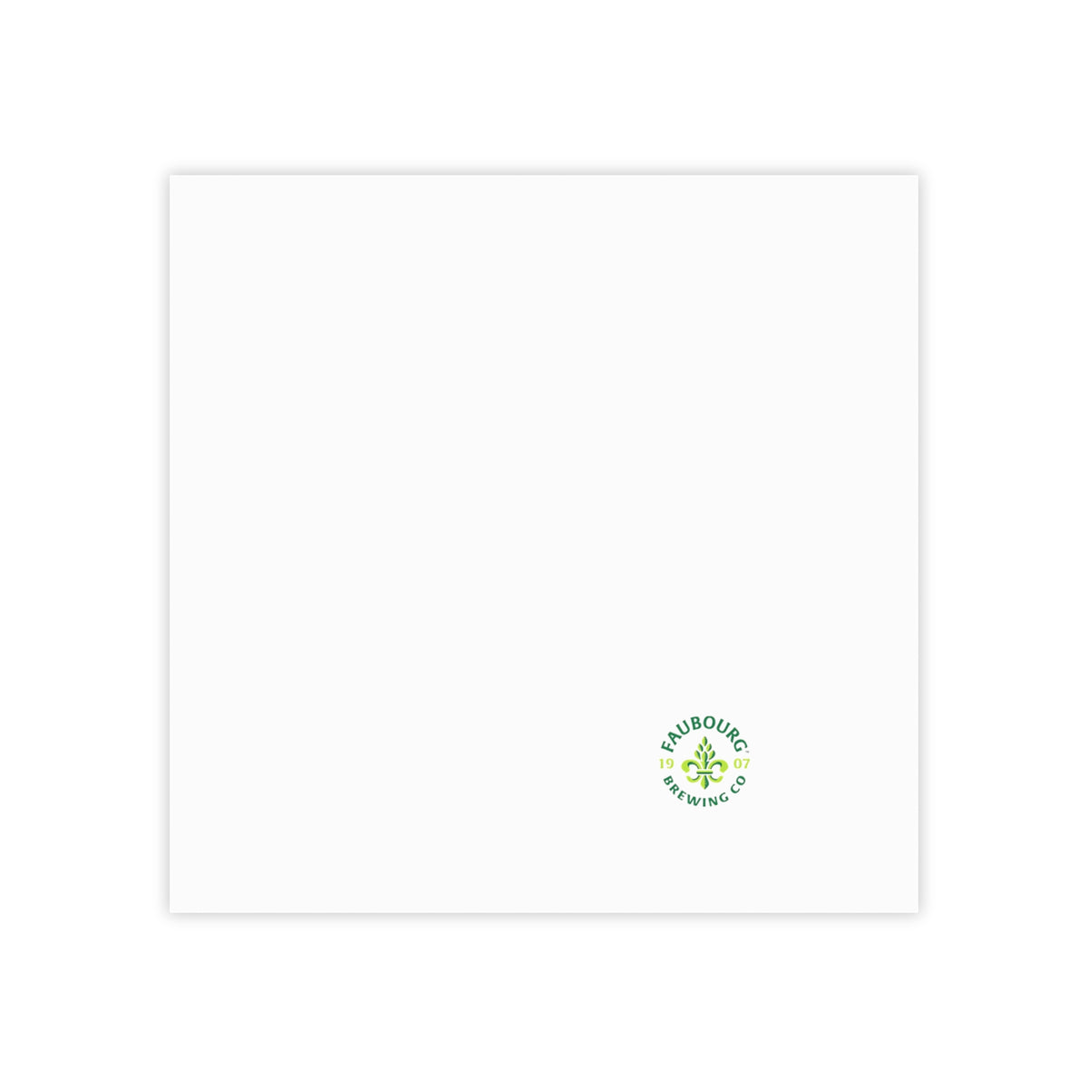 Faubourg Brewing Sticky Post-it Note Pad