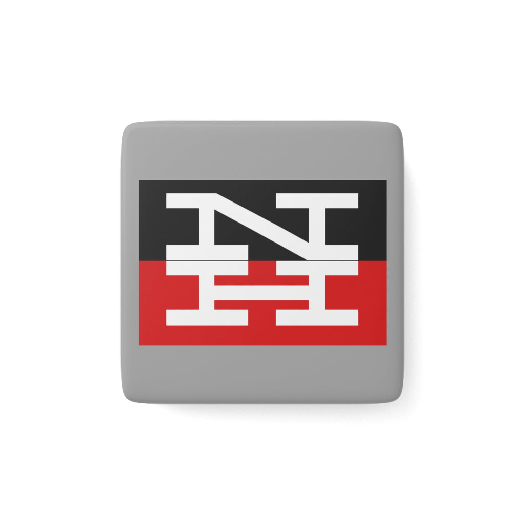 New York, New Haven and Hartford Railroad Square Porcelain Fridge Magnet