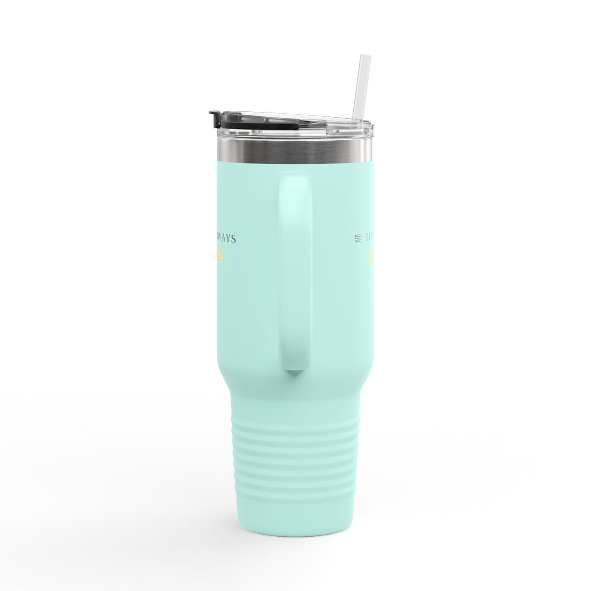 US Airways Shuttle 40oz Insulated Travel Mug Stainless Tumbler