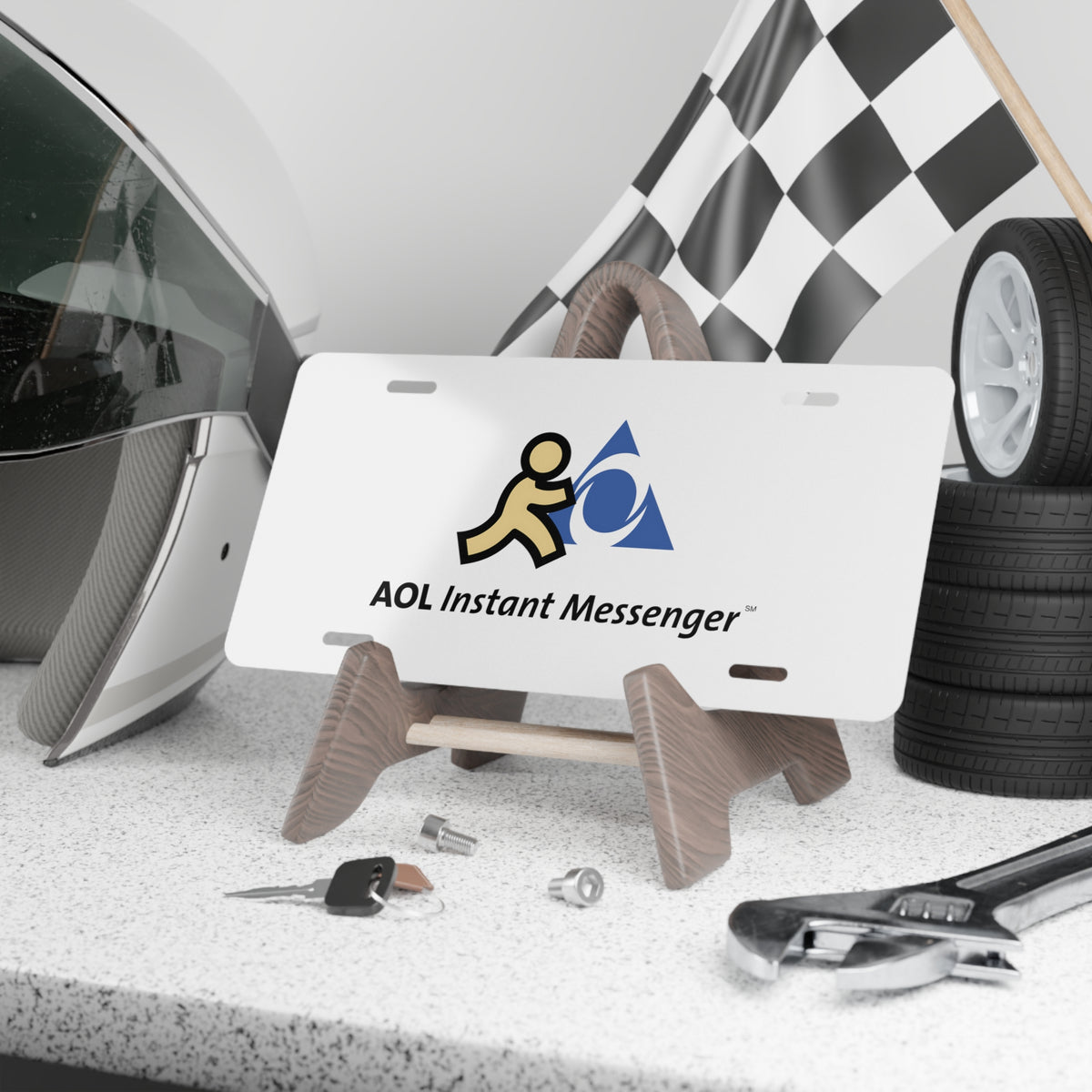 AOL Instant Messenger (AIM) Vanity License Plate