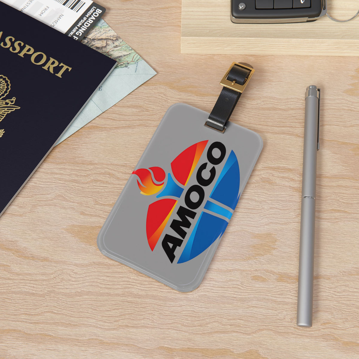 Amoco Luggage Tag