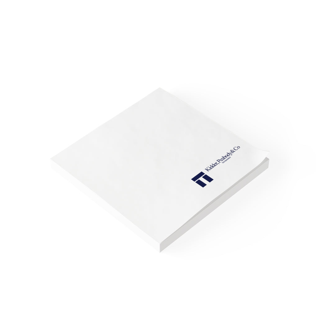 Kidder, Peabody & Co. Sticky Post-it Note Pad