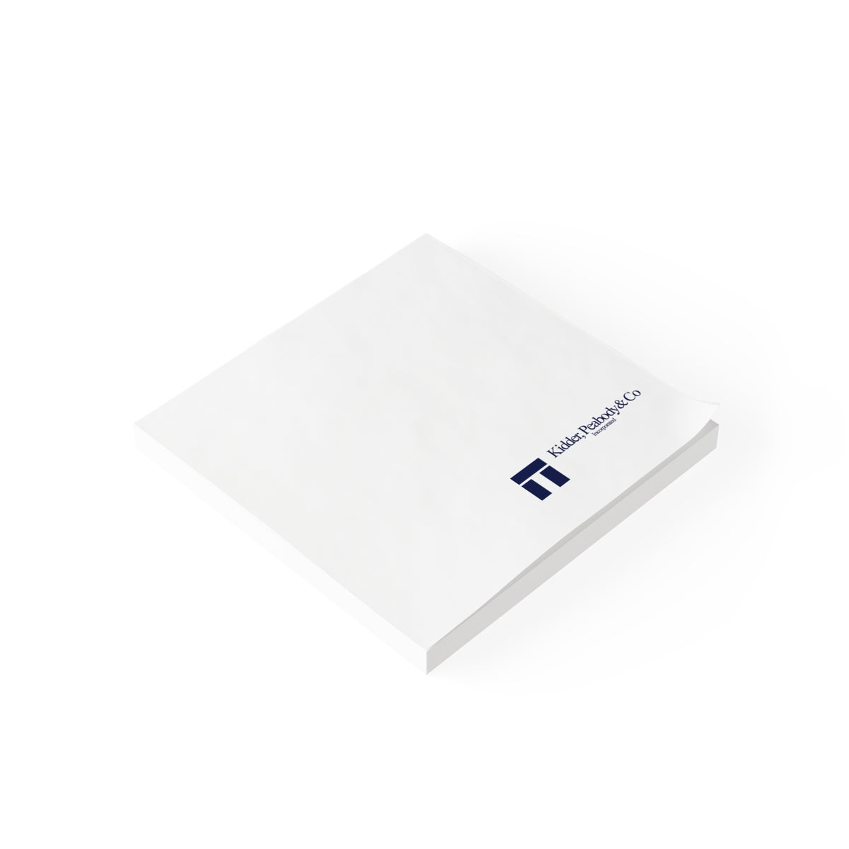 Kidder, Peabody & Co. Sticky Post-it Note Pad