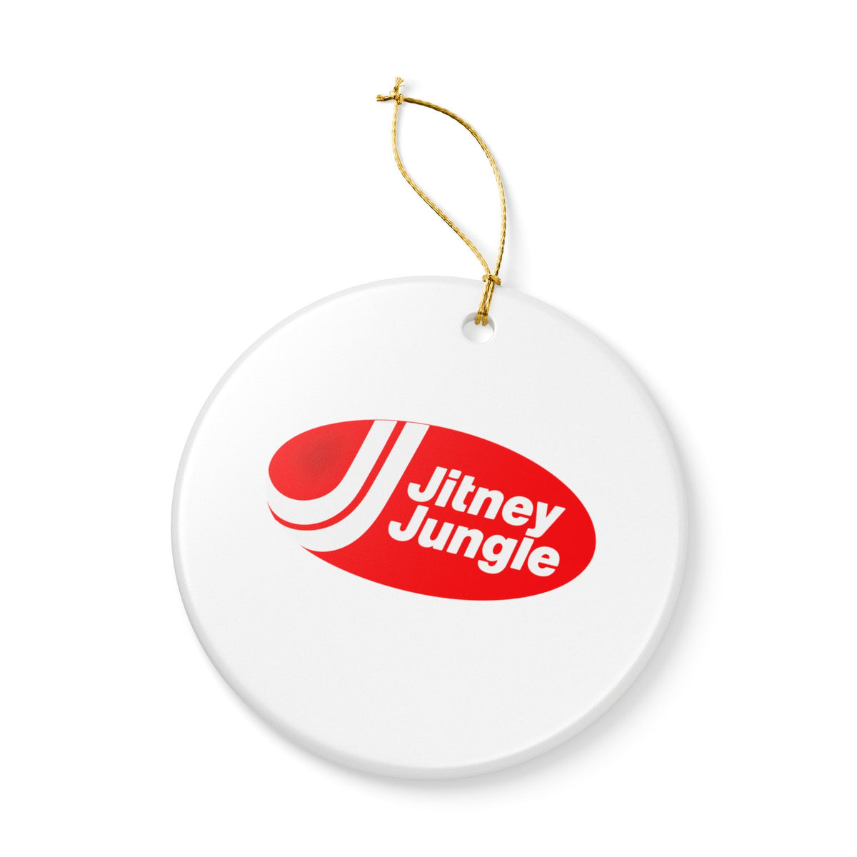 Jitney Jungle Ceramic Ornament