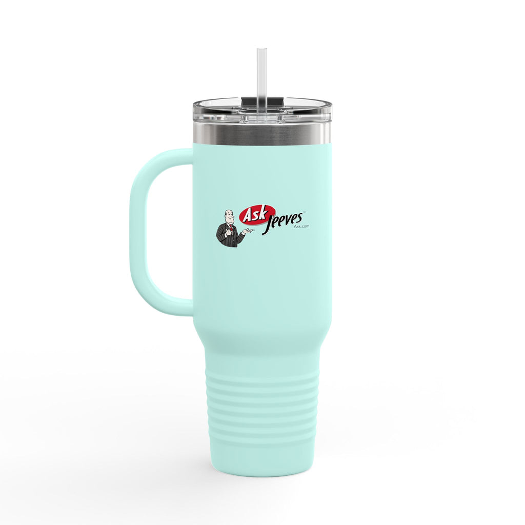 Ask Jeeves 40oz Insulated Travel Mug Stainless Tumbler